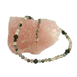 ROSARY | Bransoletka z kwarcu z rutylem